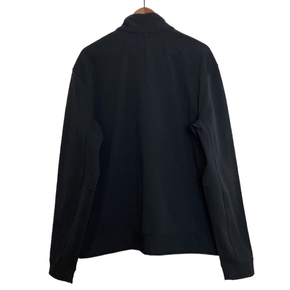 New Lululemon Sojourn Jacket Mens XXL Black Warpstreme Classic Fit Queens Logo - Picture 2 of 16